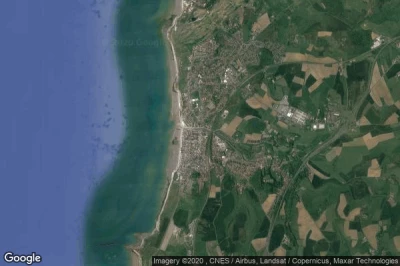 Vue aérienne de Wimereux
