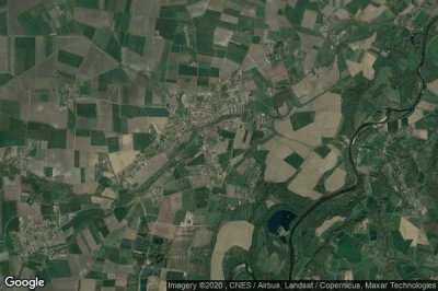 Vue aérienne de Maringues