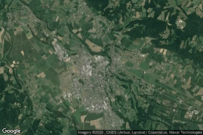 Vue aérienne de Oloron-Sainte-Marie