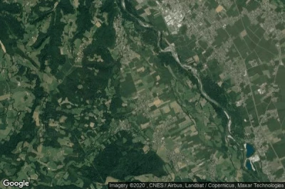 Vue aérienne de Pardies-Piétat