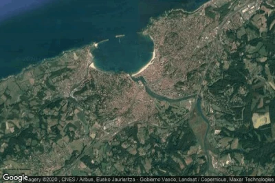 Vue aérienne de Saint-Jean-de-Luz