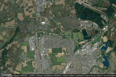 Vue aérienne de Souffelweyersheim