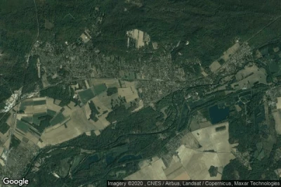 Vue aérienne de Montigny-sur-Loing
