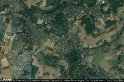 Vue aérienne de Saint-Germain-sur-Morin