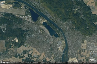 Vue aérienne de Verneuil-sur-Seine