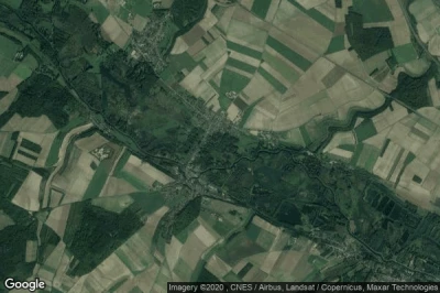 Vue aérienne de Picquigny