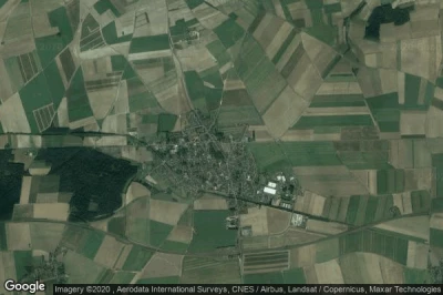 Vue aérienne de Villers-Bretonneux