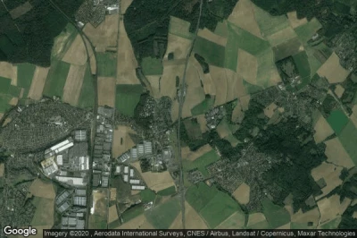 Vue aérienne de Survilliers