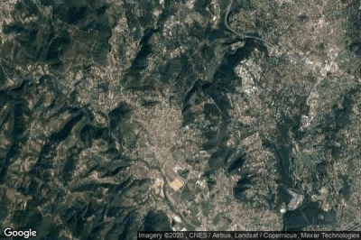 Vue aérienne de Pégomas