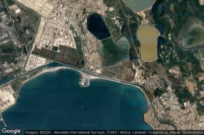 Vue aérienne de Fos-sur-Mer