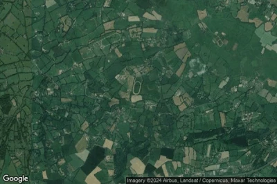 Vue aérienne de Beaumont-en-Auge