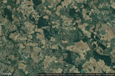 Vue aérienne de Bourgougnague