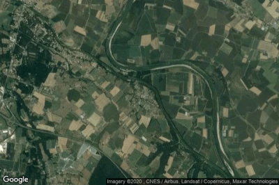Vue aérienne de Caumont-sur-Garonne