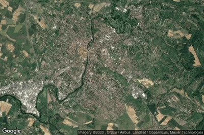 Vue aérienne de Castres