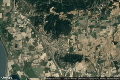Vue aérienne de Piolenc