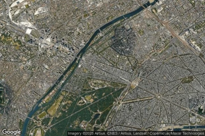 Vue aérienne de Neuilly-sur-Seine