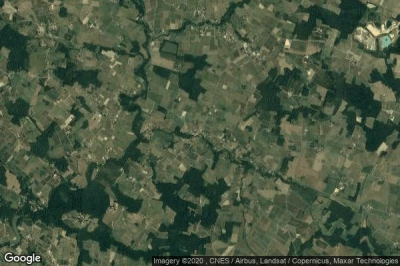 Vue aérienne de Arbis