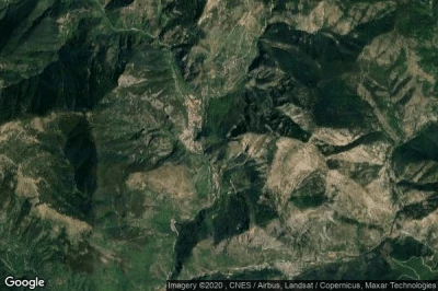 Vue aérienne de Tende
