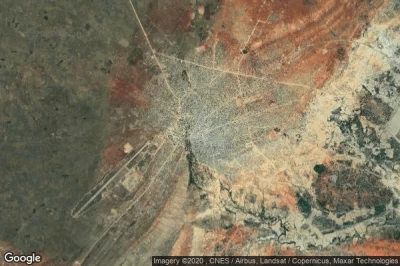 Vue aérienne de Baydhabo