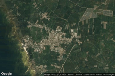 Vue aérienne de Hourtin