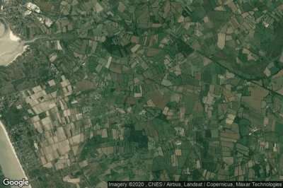 Vue aérienne de Denneville