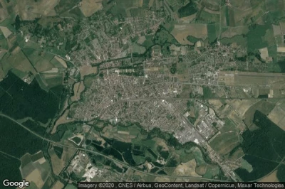 Vue aérienne de Lunéville