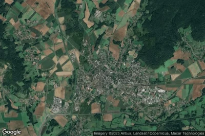 Vue aérienne de Noyon