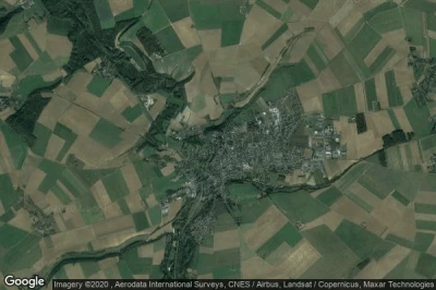 Vue aérienne de Montdidier