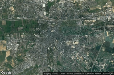 Vue aérienne de Bourges