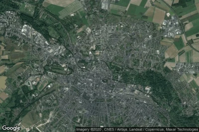 Vue aérienne de Amiens