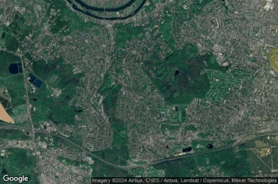 Vue aérienne de La Celle-Saint-Cloud