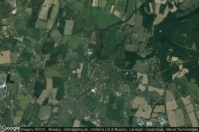 Vue aérienne de Fontwell