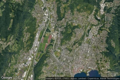Vue aérienne de Distretto di Lugano