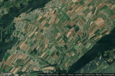 Vue aérienne de Val-de-Ruz District