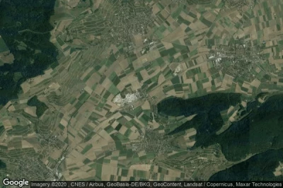 Vue aérienne de Bezirk Unterklettgau