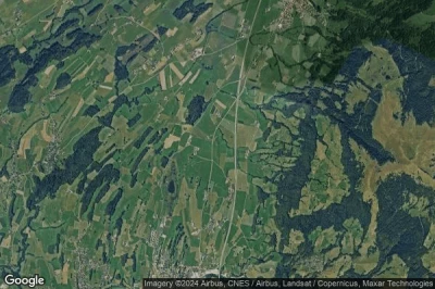 Vue aérienne de Veveyse District