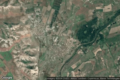 Vue aérienne de Kurtovo Konare