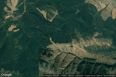 Vue aérienne de Zajchar