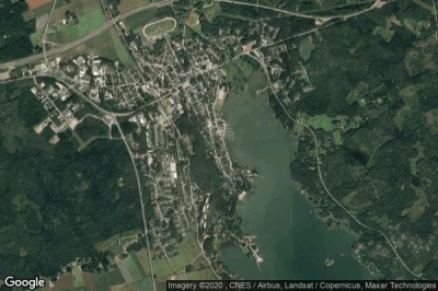 Vue aérienne de Loviisa