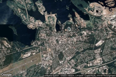 Vue aérienne de Lappeenranta