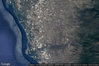 Vue aérienne de Los Llanos De Aridane