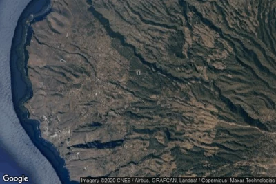 Vue aérienne de Puntagorda