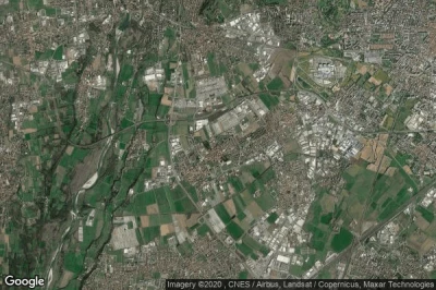Vue aérienne de Treviolo