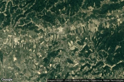 Vue aérienne de Mombercelli