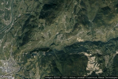 Vue aérienne de Giovo