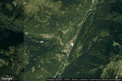 Vue aérienne de Bersone