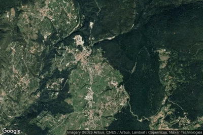 Vue aérienne de Malosco