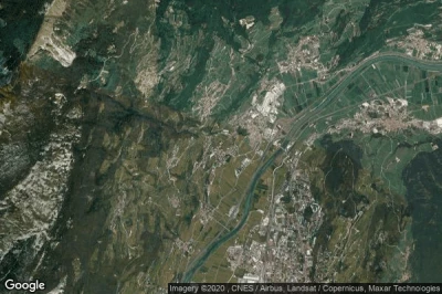 Vue aérienne de Nogaredo