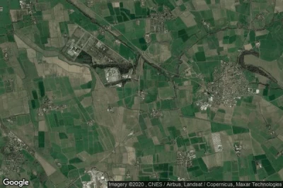 Vue aérienne de Terranova dei Passerini