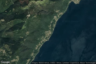 Vue aérienne de Oggebbio